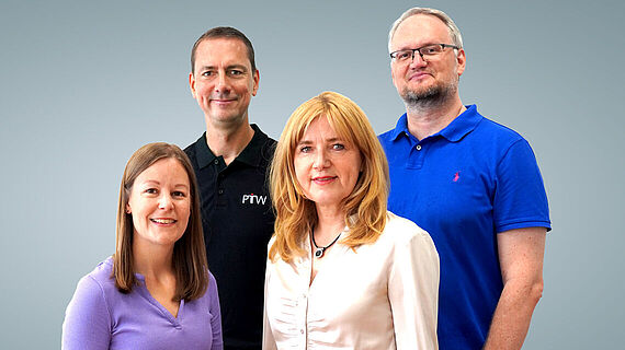 PTW HR team: Matthias, Eva, Michael and Gaby