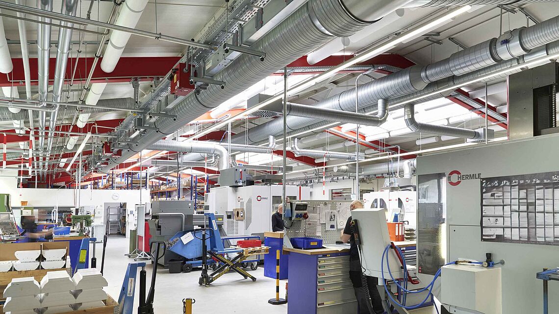 Machine exhaust recycling in Umkirch