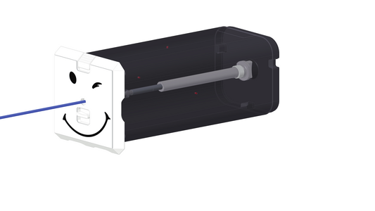 Homogenous insert with easy, fast and accurate detector positioning.