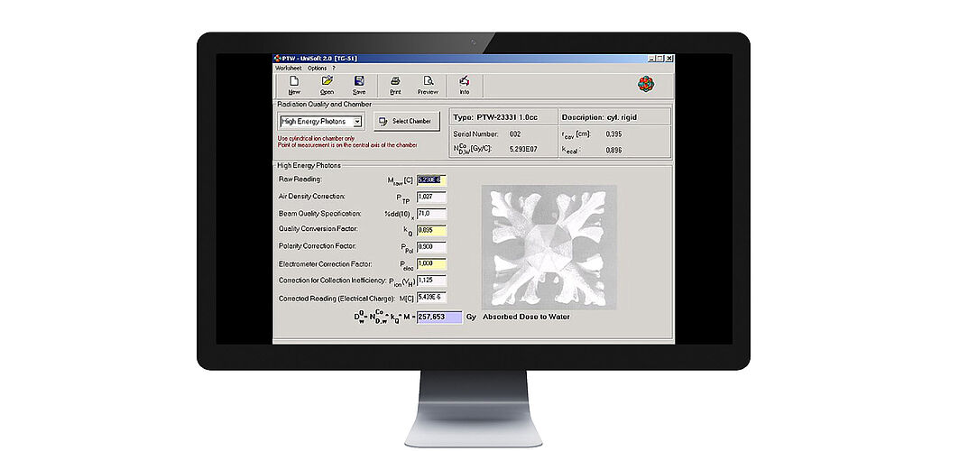 UniSoft dosimetry software for radiation therapy