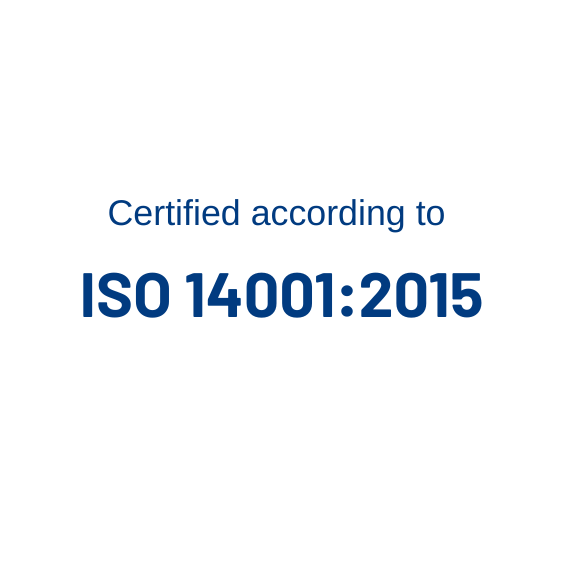 Certified according to ISO 14001:2015
